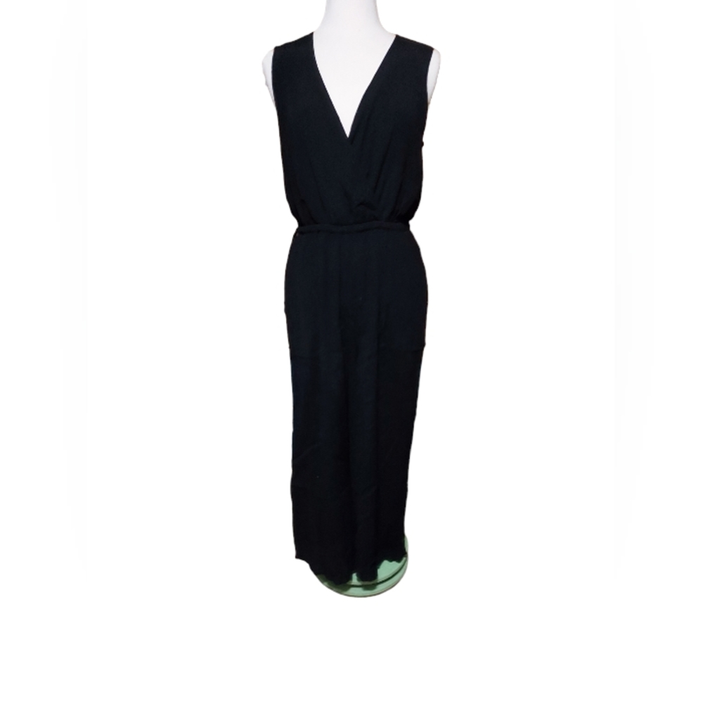 Tommy Bahama S/p Pants Jumper Wide Leg Black Tank Flowy Casual Dress For…